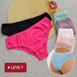 kit  Semaninha 7 Calcinhas De Algodão Pérola  - SORTIDAS  41