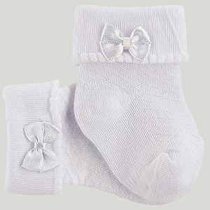 Meia Lupo Baby Laço Cetim 02035