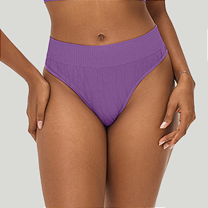 Calcinha Tanga Jacquard sem Costura ZR0201-097-1918