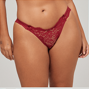 Calcinha Tanga em Renda Kiss Me 501003