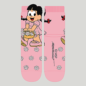 Meia Infantil Soquete 3D Chico Bento 1742