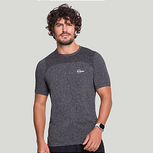 Camiseta Fitness Masc. S/Costura Mescla  20946