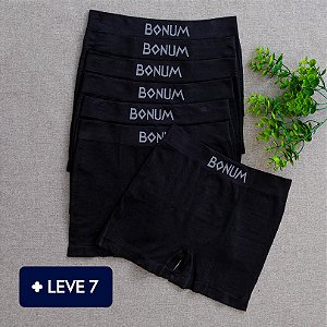 KIT SEMANINHA CUECA BOXER PRETA P8002