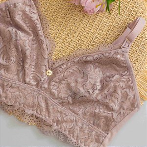 Sutia Algodao Fio 40 Amamentacao Renda 3005