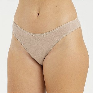 Calcinha de Algodão Tanga Delicatta Chocolate 02-CH