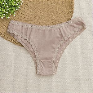 Calcinha De Algodão Tanga Boreale Chocolate 36CH