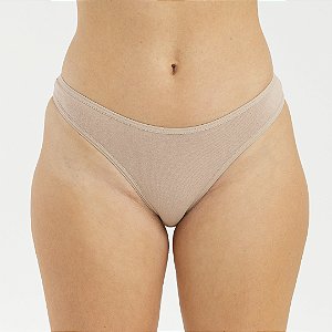 Calcinha de Algodão Tanga Biquini Chocolate 26CH