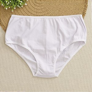 Calcinha de Algodão Anatômica Ruti Branco 32-BR