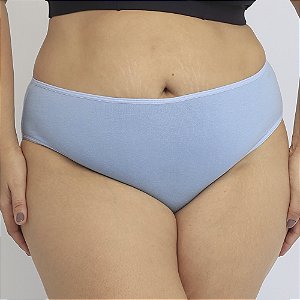 Calcinha De Algodão Tanga Alta Plus Size Angela Frozem 40-FR