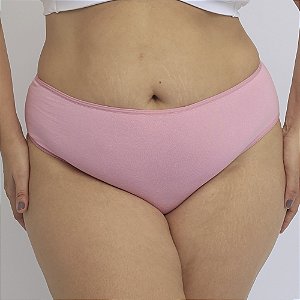 Calcinha De Algodão Tanga Alta Plus Size Ângela Barby 40-BY