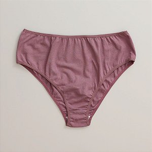 Calcinha De Algodão Tanga Alta Plus Size Ângela Alvorada 40-AL
