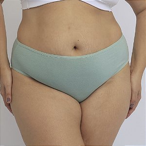 Calcinha De Algodão Tanga Alta Plus Size Ângela Theos 40-TH
