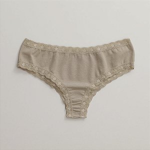 Calcinhas De Algodão Semi Fio Dental Boreale Injoy Chocolate 49-CH