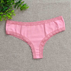 Calcinhas De Algodão Semi Fio Dental Boreale Injoy Barby 49BY