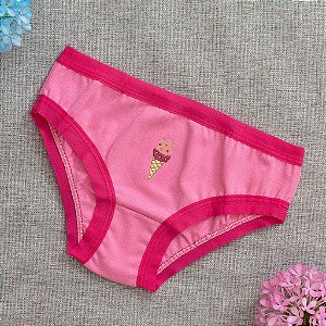 Kit de 5 Calcinhas de Algodão Infantil Bela K5-19