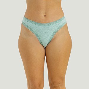 Calcinha De Algodão Fio Dental Boreale Especial Mescla Lara Theos 65-TH