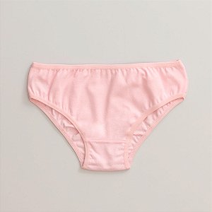 Calcinha de Algodão Infantil de Elástico Fechado Ária Rosa Bebe 21-BB