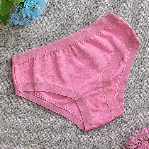 Calcinha de Algodão Infantil de Elástico Aberto Barby 17BY