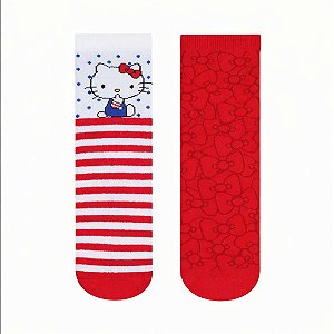 Meia Soquete Adulto Hello Kitty 750H