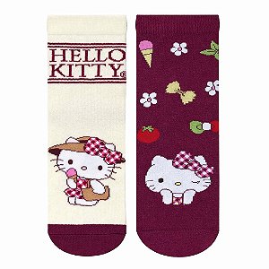 Meia Soquete Infantil Hello Kitty 251H