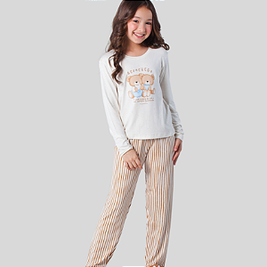 Pijama Infantil Inverno Abraço de Urso 0261