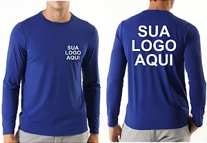 Camisa Manga Longa Personalizada com sua logo