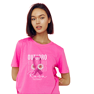 Camisa Outubro rosa Personalizadas