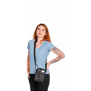 Shoulder Bag Personalizada com Alça Regulável e Bolso Vertical com Zíper