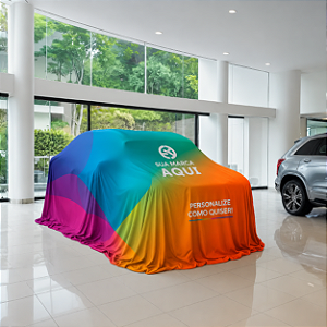 Capa de carro personalizadas para Showroom e Eventos - Sublimação total