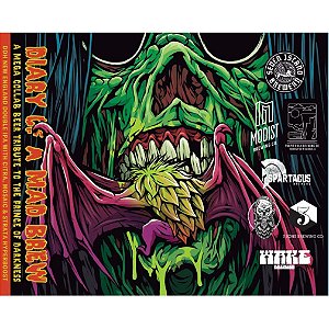 Cerveja Spartacus collab Várias- Diary of a Mad Brew a Tribute to the Prince of Darkness