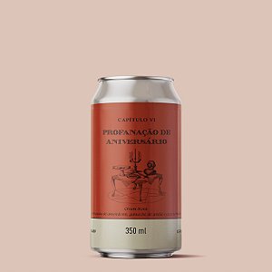 Cerveja Escafandrista - Profanação de Aniversario - Cream Stout