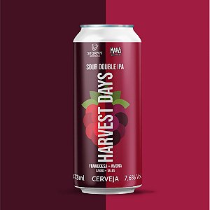 Cerveja Stormy - Harvest Days - SOUR DOUBLE IPA - FRAMBOESA + AMORA