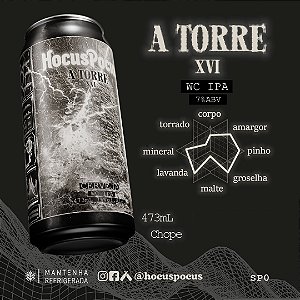 Cerveja Hocus Pocus - A Torre (WC IPA)