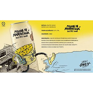 Cerveja Locals Only - MOUSSE DE MARACUJA