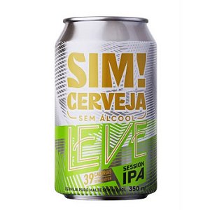 Cerveja Sim! SESSION IPA sem álcool e sem glúten
