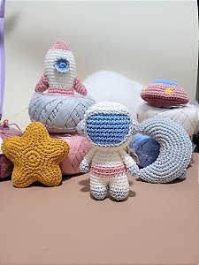 Receita de Crochê - Conjunto Astronauta