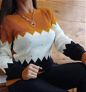 Blusa Tricot Três Cores