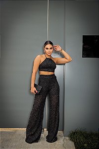 Conjunto Lurex Pantalona