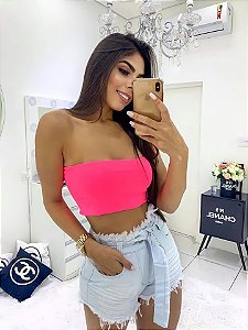 Cropped Faixa Neon