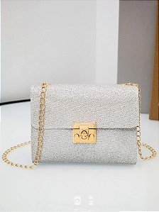 Bolsa Prata Shiny