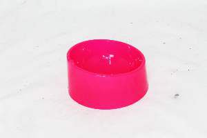 Comedouro plastico rosa pequeno 310ml - Club Pet Maxx
