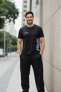 Camiseta Masculina Dry Fit - Pilates Lateral