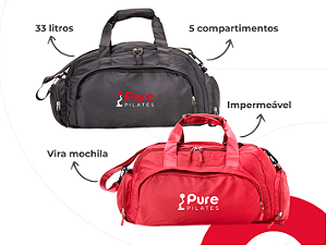 Bolsa Esportiva Pure Pilates 2 em 1 – 33L Impermeável