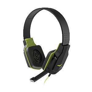 HEADSET  GAMER  VERDE  COM EARPAD DE SILICONE