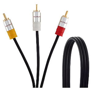 CABO   3RCA X  3RCA  1,8M   AUDIO E VIDEO