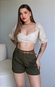 BERMUDA (ALFAIATARIA) - VERDE MUSGO