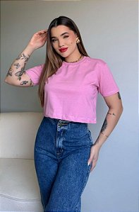 CROPPED BÁSICO TAM.U - ROSA