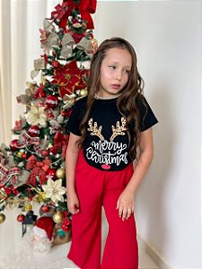 MERRY CHRISTMA (INFANTIL)- PRETA