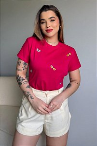 BORBOLETA E LIBÉLULA (ESTAMPA TOTAL)- PINK