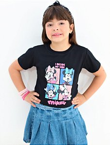 MINNIE MIX (INFANTIL) - PRETO